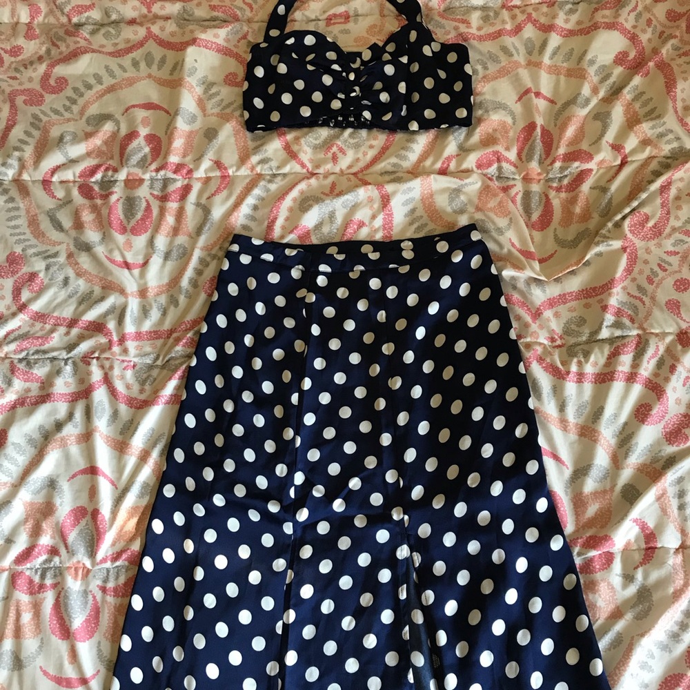 Vintage 50s Styled Top And Skirt - image 3
